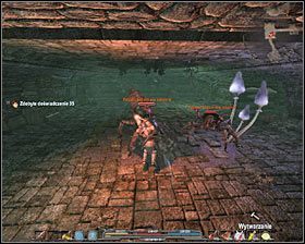 W nowym pomieszczeniu dla odmiany do zlikwidowania będzie kilka mniejszych pełzaczy jaskiniowych #1 i nie powinno być z tym żadnych problemów - Zagubiona świątynia (2) | Zadania główne Arcania Gothic 4 - Arcania: Gothic 4 - poradnik do gry