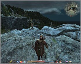 W celu dotarcia do miejsca, w którym przebywa Hem wybierz ścieżkę prowadzącą na południowy-wschód #1 (M3A, 3), obchodząc gospodarstwo Ogtara od południowej strony - Północne Stewark (1) | Zadania poboczne w Arcania Gothic 4 - Arcania: Gothic 4 - poradnik do gry