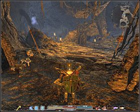 Po rozprawieniu się z przeciwnikami w pierwszej większej jaskini wybierz ścieżkę prowadzącą na północ #1 , a następnie skręcającą na południowy-wschód - Srebrowód (1) | Zadania poboczne w Arcania Gothic 4 - Arcania: Gothic 4 - poradnik do gry