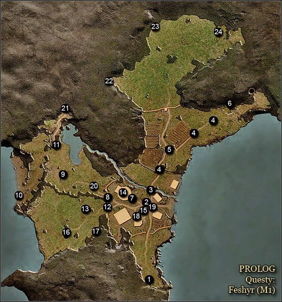 1 - Prolog - Mapa | Zadania główne Arcania Gothic 4 - Arcania: Gothic 4 - poradnik do gry