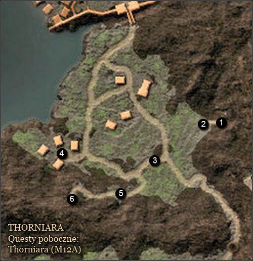 1 - Thorniara - Mapa | Zadania poboczne w Arcania Gothic 4 - Arcania: Gothic 4 - poradnik do gry
