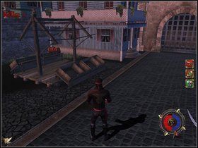 By znaleźć czwarty, należy wyjść wyżej - zaatakują strażnicy - i skręcić w lewo - Rozdział I - Gubernator Kingston (2) - Opis przejścia - Piraci Nowego Świata 2: Dwa Skarby - poradnik do gry