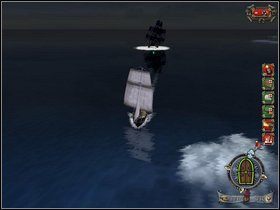 Widmowy okręt ściga nas, wysysając przy tym duszę z załogi - Rozdział II - Czarna Flaga (1) - Opis przejścia - Piraci Nowego Świata 2: Dwa Skarby - poradnik do gry