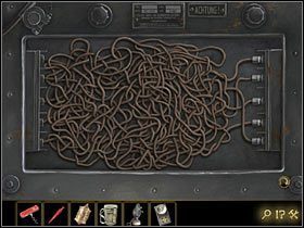 Kiedy bohaterowie zeskoczą na posadzkę, podejdź do dziwnej skrzynki na stoliku po prawej (kliknij ją LPM) - Rozdział II - Sekret w górach (5) | Opis przejścia Lost Horizon - Lost Horizon - poradnik do gry