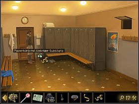 Pogrzeb tam w stojącym przy drzwiach koszu na papierki - Rozdział IV - W jaskini lwa (2) | Opis przejścia Lost Horizon - Lost Horizon - poradnik do gry