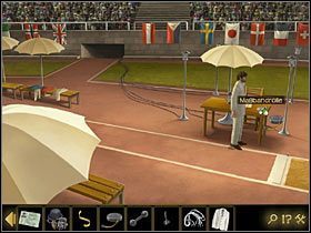 Teraz musisz stworzyć dogodne warunki do podrzucenia fałszywej taśmy mierniczej na stolik sędziowski - Rozdział IV - W jaskini lwa (3) | Opis przejścia Lost Horizon - Lost Horizon - poradnik do gry