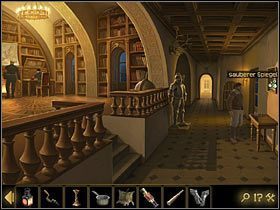 Wróciwszy na korytarz, zabierz stojącej tam zbroi rycerza rękawice - Rozdział V - Głęboko na terytorium wroga (2) | Opis przejścia Lost Horizon - Lost Horizon - poradnik do gry