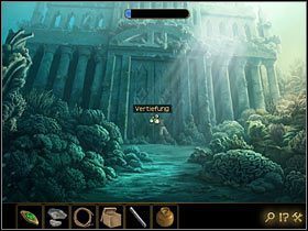 Zanurkuj w wodzie - jak widzisz, masz ograniczony czas na przebywanie pod nią - Rozdział VI - Oko tygrysa (2) | Opis przejścia Lost Horizon - Lost Horizon - poradnik do gry