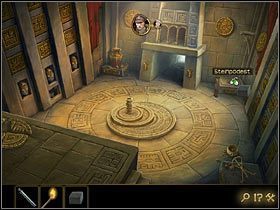 Jako Richard skieruj się do północnej pieczary, a stamtąd do pierwszego przejścia po prawej, prowadzącego do centralnej groty w Shambali (tej, w której współcześnie w dole znajdują się naziści) - Rozdział VII - Serce świata (3) | Opis przejścia Lost Horizon - Lost Horizon - poradnik do gry