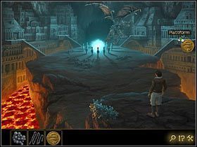Jako Fenton użyj smoczego amuletu na dwu pozostałych platformach - Rozdział VII - Serce świata (3) | Opis przejścia Lost Horizon - Lost Horizon - poradnik do gry