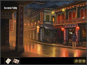 Jako Kim zagadnij małego ulicznika siedzącego na schodkach przed wejściem do domu Wuanga - Bonus | Opis przejścia Lost Horizon - Lost Horizon - poradnik do gry