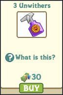 Unwither (sklep) - Więdniecie roślin | Zarządzamy farmą FarmVille - FarmVille - poradnik do gry