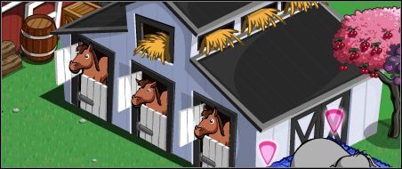 Konie znalazły swój dom - stajnię - Zwierzęta hodowlane | Zarządzamy farmą FarmVille - FarmVille - poradnik do gry