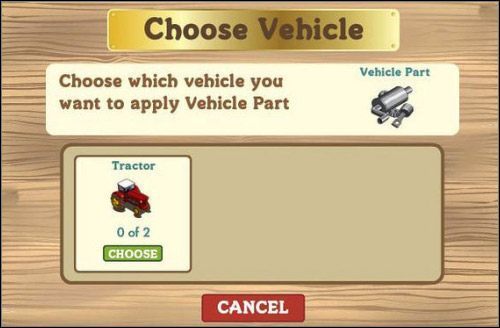 Dobieramy zdobyte elementu do pojazdu - Pojazdy (2) | Inne | FarmVille - FarmVille - poradnik do gry