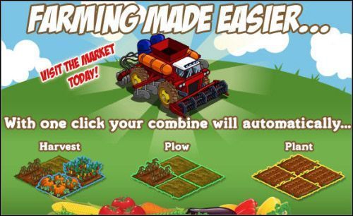Ekran reklamujący Combine - Pojazdy (2) | Inne | FarmVille - FarmVille - poradnik do gry