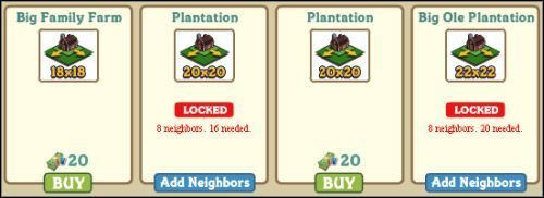 Plantacja - to brzmi dumnie - Rozbudowa farmy | Inne | FarmVille - FarmVille - poradnik do gry