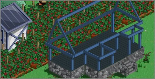 Fundamenty nawiedzonego domku. Nie minie dużo czasu jak zniknie on z oferty. - Limitowane przedmioty | Zarządzamy farmą FarmVille - FarmVille - poradnik do gry