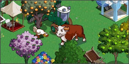 W FarmVille nawet byczki się uśmiechają - Obora | Budynki w FarmVille - FarmVille - poradnik do gry