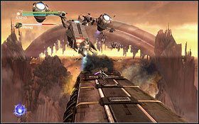 Kiedy znajdziesz się na pociągu, musisz go ochraniać - Cato Neimoidia - Wschodni Łuk | Opis przejścia - Star Wars: The Force Unleashed II - poradnik do gry