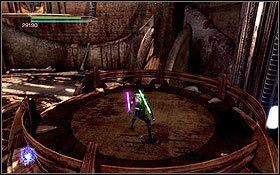 Mocą Pchnięcia rozwal kratę, po czym wskocz na windę - Cato Neimoidia - Arena Tarko-se | Opis przejścia - Star Wars: The Force Unleashed II - poradnik do gry