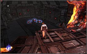 W jednej z nisz znajdziesz leżące na podłodze bezpieczniki - Zbawienie - Na pokładzie Zbawienia (2) | Opis przejścia - Star Wars: The Force Unleashed II - poradnik do gry