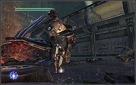 Po bokach dziedzińca leżą wysokie kupy złomu - Kamino - Powrót | Opis przejścia | Star Wars The Force Unleashed II - Star Wars: The Force Unleashed II - poradnik do gry