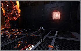 Po pokonaniu Przerażającej Machiny Kroczącej obniż jej kadłub i wskocz do utworzonego wcześniej korytarza - Zbawienie - Na pokładzie Zbawienia | Ukryte holocrony - Star Wars: The Force Unleashed II - poradnik do gry