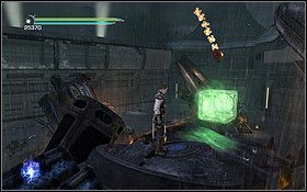 Ten holocron znajduje się pośrodku dziedzińca pilnowanego przez imperialne siły i dwa działa - Kamino - Powrót | Ukryte holocrony | Star Wars The Force Unleashed II - Star Wars: The Force Unleashed II - poradnik do gry