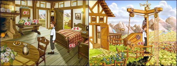 Jako że we wnętrzu chatki nie ma na razie żadnego potrzebnego mi przedmiotu, wyszedłem na zewnątrz - Poradnik do gry - Chatka dziadka | Gilbert Goodmate fangoryjskie dziwy - Gilbert Goodmate fangoryjskie dziwy - poradnik do gry