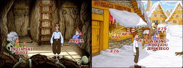 Wróciłem w okolice zejścia do celi i przeszedłem dalej w prawo, aż spotkałem Wikińskiego kata - Wioska Wikingów | Gilbert Goodmate fangoryjskie dziwy - Gilbert Goodmate fangoryjskie dziwy - poradnik do gry