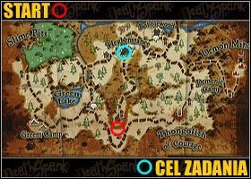 ZLECENIODAWCA: rozpoczynasz grę z zadaniem wpisanym do dziennika - Zadania początkowe (1) | Zadania | DeathSpank - DeathSpank - poradnik do gry