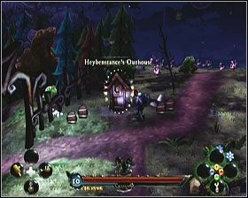 #3: Heybenstances Outhouse - Wychodki (1) | Wychodki, kamienie runiczne i osiągnięcia | DeathSpank - DeathSpank - poradnik do gry