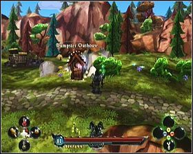 #5: Dumpster Outhouse - Wychodki (1) | Wychodki, kamienie runiczne i osiągnięcia | DeathSpank - DeathSpank - poradnik do gry