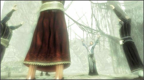 Po zakończonej operacji oczu powróć do Profesora Kainetha , który przesiaduje w kasynie [Nowe Ashos ] (M23:13) - Widzę, więc jestem; Cienie przeszłości; W drodze na bagna | Zadania główne - Rozdział 2 - Two Worlds II - poradnik do gry