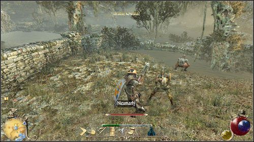 Kowala znajdziesz w pobliżu bagien (M37:4) - Kowal Culainn, Ratunek; Wronie Bajoro, Zatopiona iglica | Zadania główne - Rozdział 3 i 4 - Two Worlds II - poradnik do gry