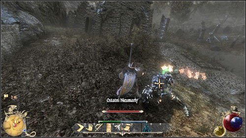 Zadania są kontynuacją wyboru zdobycia własnego amuletu i nie porozmawiania ponownie z Aidanem po uratowaniu kowala - Przeklęta krypta, Stwór z cmentarza, Amulet stwora; Polowanie na wiedźmę | Zadania główne - Rozdział 3 i 4 - Two Worlds II - poradnik do gry