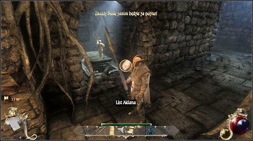 Zadanie jest kontynuacją wyboru wysłuchania historii Nalii w zadaniu [Polowanie na wiedźmę ] i odmówieniu pomocy kapłanowi w zadaniu [Zwoje Garadela ] - Zwoje Garadela; Po Aidana, Do katakumb, Zagubiony łowca | Zadania główne - Rozdział 3 i 4 - Two Worlds II - poradnik do gry
