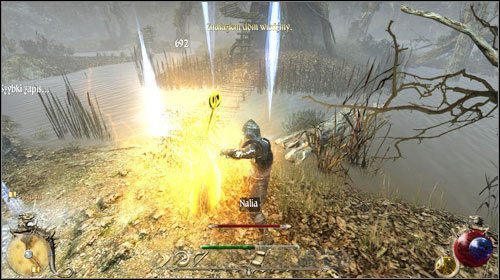 Zadanie otrzymasz tylko w przypadku, jeśli postanowisz zabić wiedźmę podczas pierwszego spotkania z nią w zadaniu [Polowanie na wiedźmę ] bądź po rozmowie z kapłanem w zadaniu [Zwoje Garadela ] zmienisz zdanie, postanowisz się mu pomóc i zabijesz wiedźmę - Wiedźma, Powrót; Demon, Serce demona; Powrót Nalii, Przeżycie Aidana | Zadania główne - Rozdział 3 i 4 - Two Worlds II - poradnik do gry