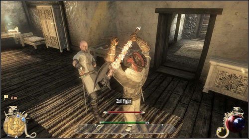 Ammar - mężczyzna, który sprzedał Ci nasiona, został zabity przez sierżanta Zul Figara - Chora ciotka; Ręka sprawiedliwości | Zadania Two Worlds II - Hatmandor - Two Worlds II - poradnik do gry