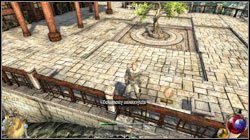 Na tarasie za uniwersytetem (M23:15), na jednej z ławek - Ślad w dokumentach | Zadania Two Worlds II - Nowe Ashos - Two Worlds II - poradnik do gry