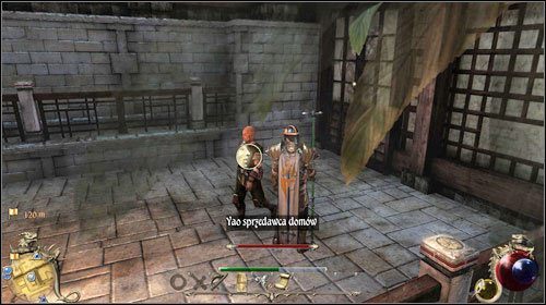 Kiedy tylko dotrzesz w okolice jednego z domów (M23:32) zostaniesz zaczepiony przez Yao - zaproponuje Ci kupno luksusowego domu, za cenę jedynie 30000 aur - Mściciel; Nowy dom w Ashos | Zadania Two Worlds II - Nowe Ashos - Two Worlds II - poradnik do gry