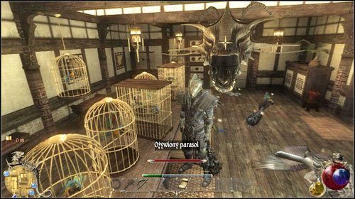 Kolejnym klientem jest Oro Ave , znany hodowca ptaków, biegnij do jego mieszkania (M23:38) - natrafisz tylko na jego córkę - Ekskluzywne parasole; Zmarły kochanek | Zadania Two Worlds II - Nowe Ashos - Two Worlds II - poradnik do gry