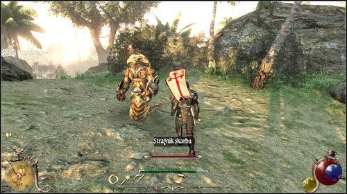 Zlecenie polega na znalezieniu sposobu na otworzenie skarbcu - Gargulcom mówimy nie; Mój skarbie | Zadania Two Worlds II - Gildia kupców - Two Worlds II - poradnik do gry