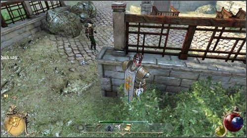 Udaj się dalej zabić kolejnego strażnika (M32:10) - Myto dla duchów; Bum! | Zadania Two Worlds II - Gildia złodziei - Two Worlds II - poradnik do gry