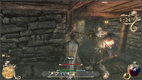 Zlecenie polega na odszukaniu porwanego z uniwersytety maga - Głowa Akwili; Egzekucja | Zadania Two Worlds II - Gildia złodziei - Two Worlds II - poradnik do gry