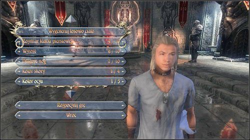 Ekran tworzenia bohatera. - Tworzenie postaci | Rozwój postaci w Two Worlds II - Two Worlds II - poradnik do gry