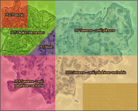 1 - Mapa świata, Legenda | Mapy w Two Worlds II - Two Worlds II - poradnik do gry