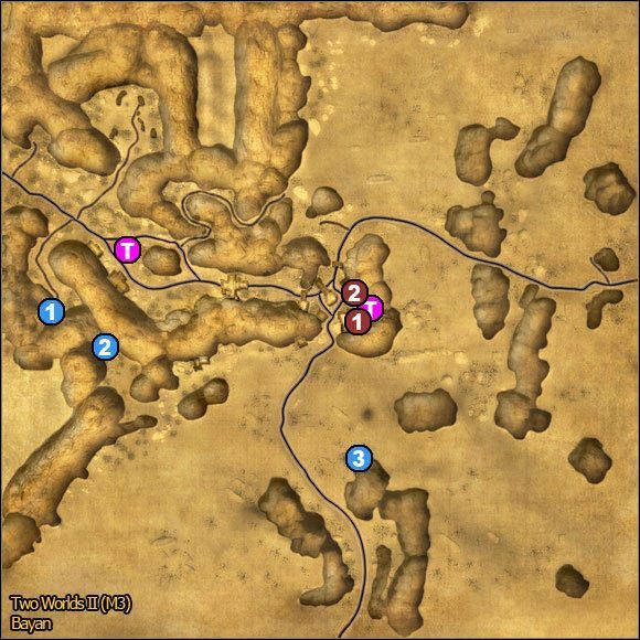 1 - Bayan | Mapy | Atlas świata w Two Worlds II - Two Worlds II - poradnik do gry