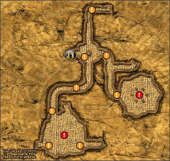 4 - Sawanna - część południowo-zachodnia | Mapy | Atlas świata w Two Worlds II - Two Worlds II - poradnik do gry