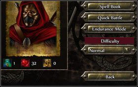 Po rozpoczęciu gry i zdecydowaniu się na postać oraz imię otrzymasz dostęp do kilku opcji - Wstęp | Informacje podstawowe Puzzle Quest 2 - Puzzle Quest 2 - poradnik do gry